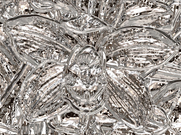 crystal glass orchid pattern1
