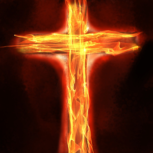 Christian Cross Clipart: Clipart illustration of a cross symbol.