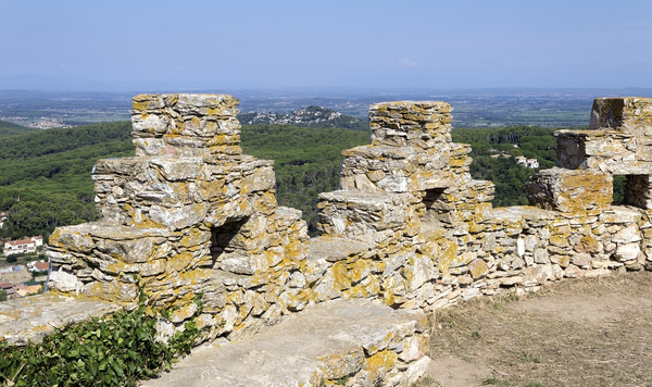 Castle battlements