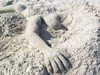 sculpture de sable