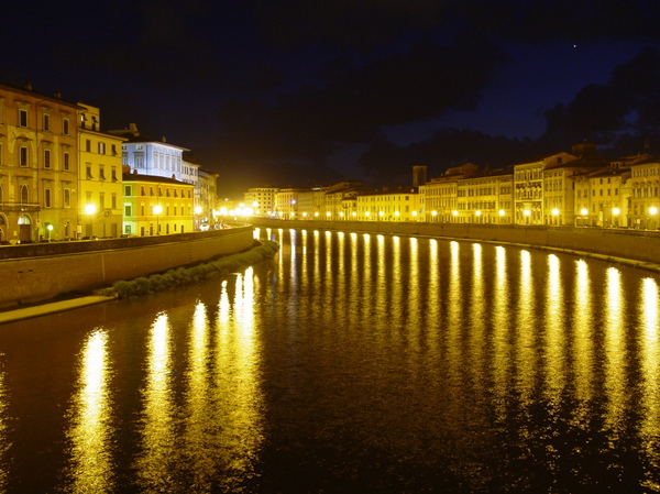 Pisa by night