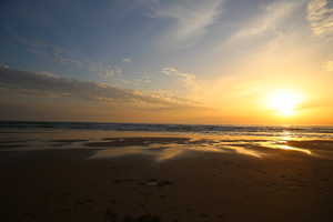 Sunset at the beach 4