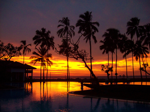 Sunset in Sri Lanka