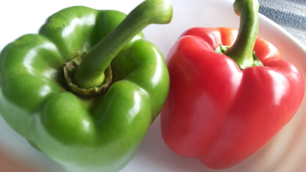 two sweet pepper