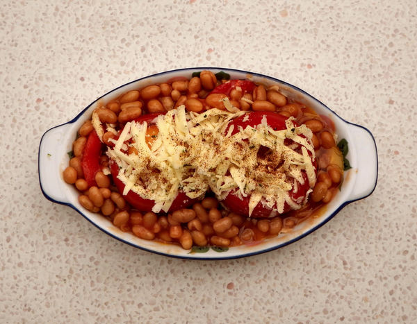 baked beans and tomato meal1