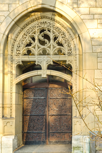 gothic church door