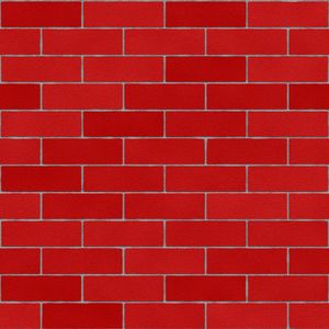 brick red background