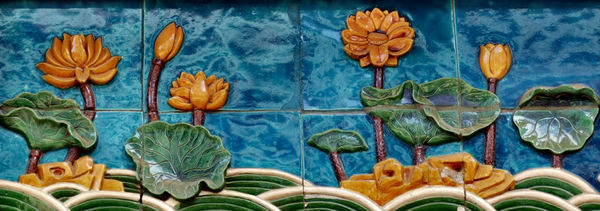 ceramic lotus flowers b