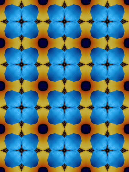 blue cushion star symmetry