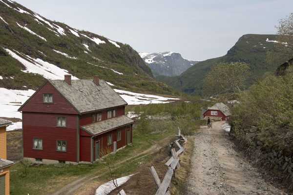 Mountain valley houses