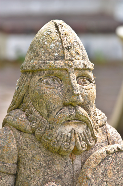 Viking warrior statue