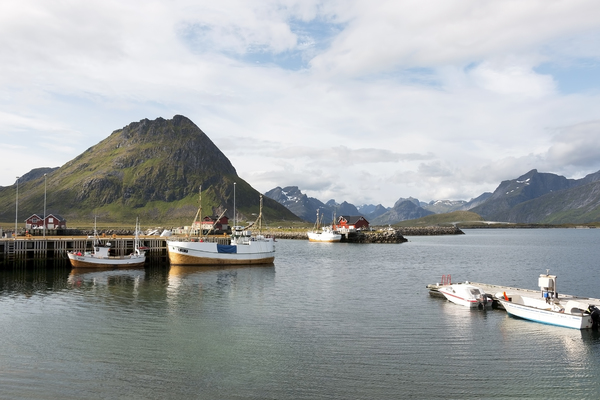Harbour and mountains