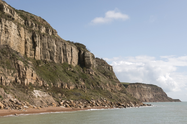 Cliff coastline