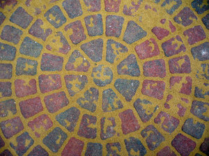Pavement: Pavement bricks in rows and rosettes.Standard restrictions. Still, I would love it if you left a note on how you're using the image. Thanks! Critique is likewise welcome - all feedback will be used for better shots.