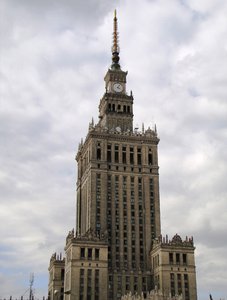 tower: culture palace - Warsaw