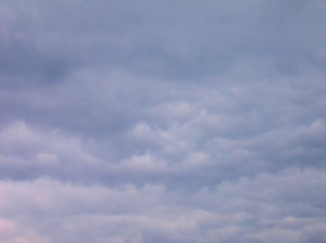 clouded sky: clouded sky
