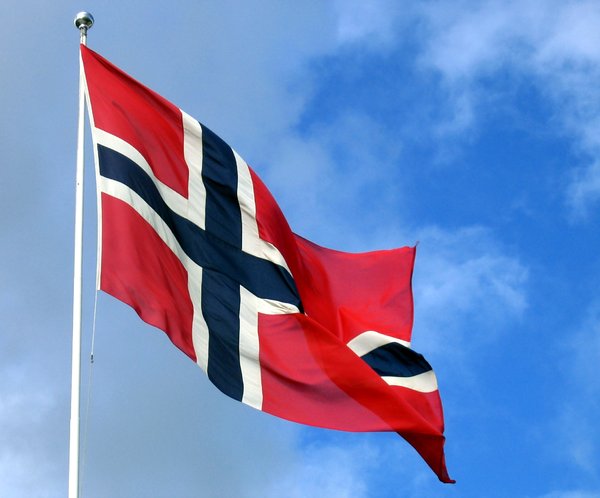 norwegische Flagge: 