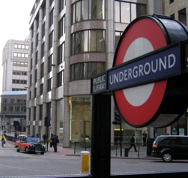 london houses and underground : london houses and underground station