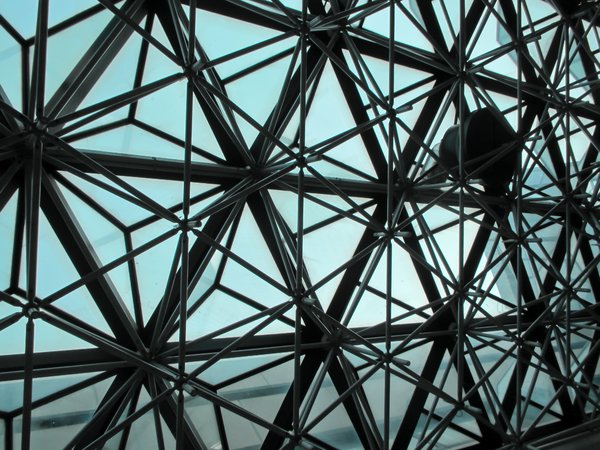 abstracta moderna estructura de techo: 