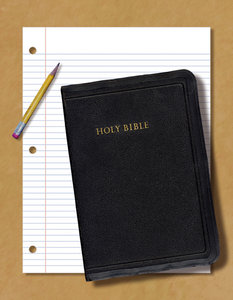 Take Notes: A Lo Res version of a Bible study collage.For Hi Res, please visit:http://www.stockxpert.com ..