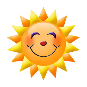 Sunburst: A smiley sun.Please visit my gallery at:http://www.stockxpert.com ..
