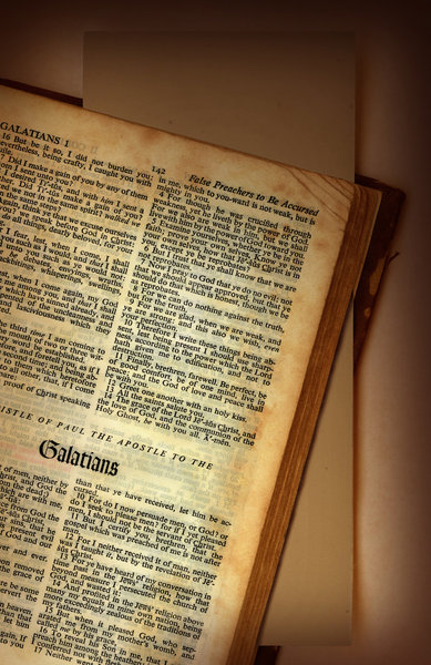 Galatians: The Book Of Galatians from The Holy Bible.