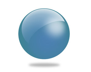 Glossy Ball 1: Set of different colored gloss ball illustrations