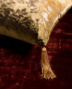 Luxury and Comfort: Photo of a pillow provides a sense of luxury and comfort.