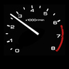 RPM gauge - Normal Driving: RPM gauge showing engine speed during normal driving