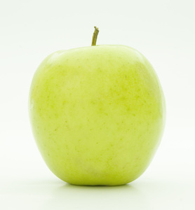 Green Apple: Side view