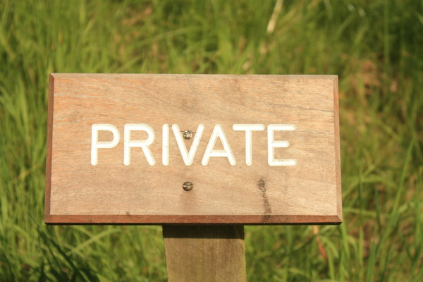 Private!: Signpost, private