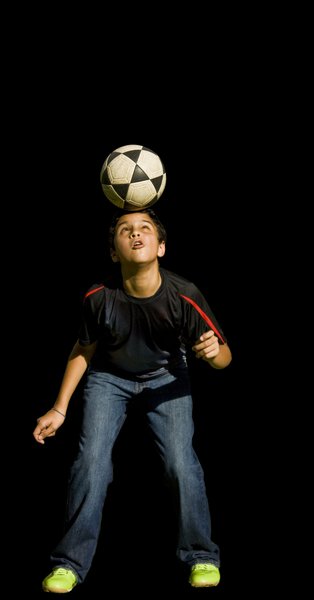 Dominando: My son Gabe (a.k.a Cristiano Ronaldo II) having his way with a footbal