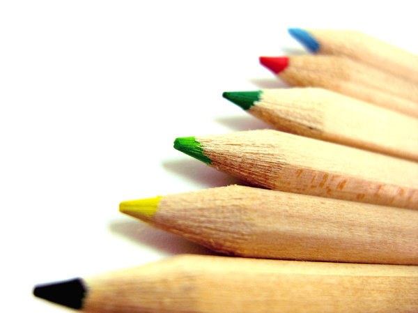 Coloured pencils: Coloured pencils