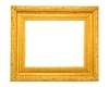 Bright Gold Frame: One of a series of picture frames.