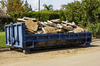 Construction Dumpster: Heavy duty dumpster for construction debris