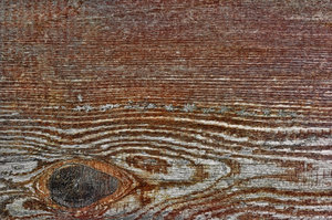 Cedar Fence Board: A texture of a cedar fence board with lots of details and some old ivy roots.