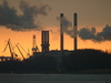 Industry by sunset: Europoort Industry by sunset