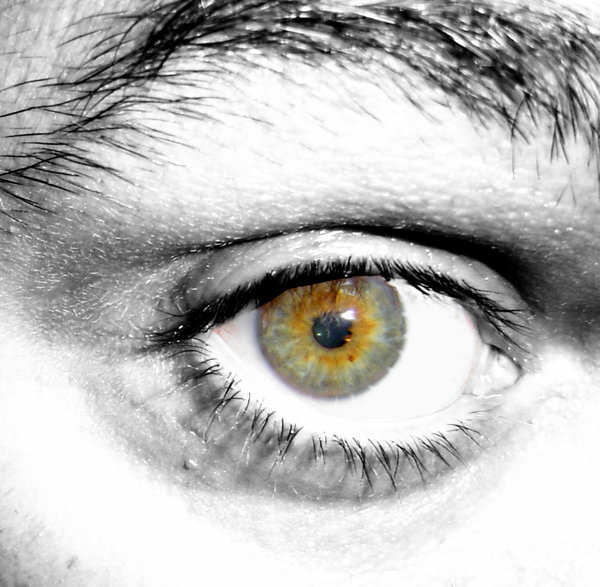 Eye with a hint of green: Bringing out the color in the eye