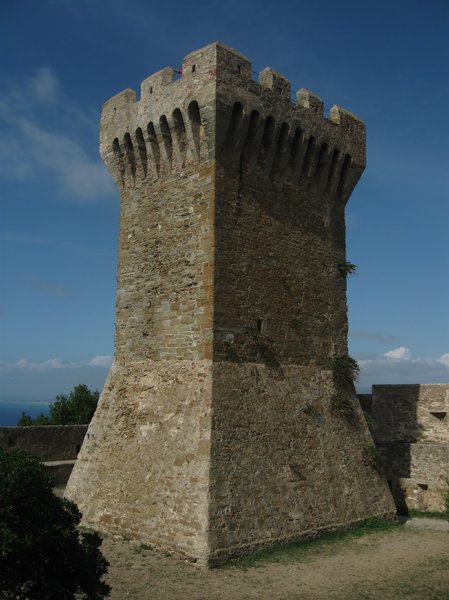 medieval tower 2: Medieval tower near the ancient necropolis of Populonia.