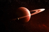 Planets in deep outer space.: Image was completely mad with Photoshop.