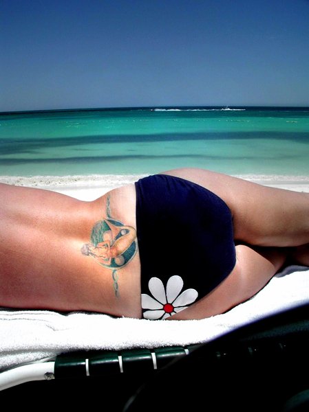 beach tattoo: n/a