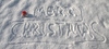 Merry Christmas: Written in the snow