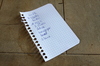 Shopping list: List for the next shopping