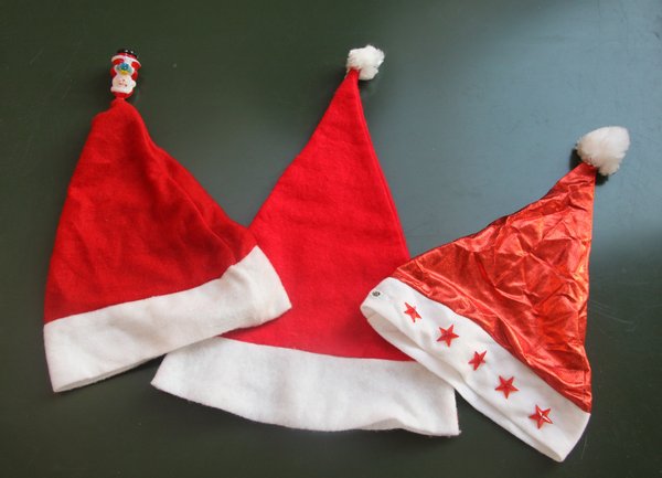 Santa's Hats: To be spoilt of the choice