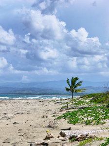 Windy Beach: Windy beach on the North coast of the dominican Republic.