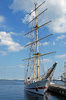 Polish tall ship  ISKRA in Gdy: 