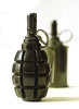 Hand grenade 4: A hand grenade is an anti-personnel weapon that explodes a short time after release.