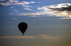 Sky with hot air baloon : Baloon travelling