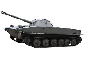 Polish amphibious tank: Vehicle PT 76 from polish army