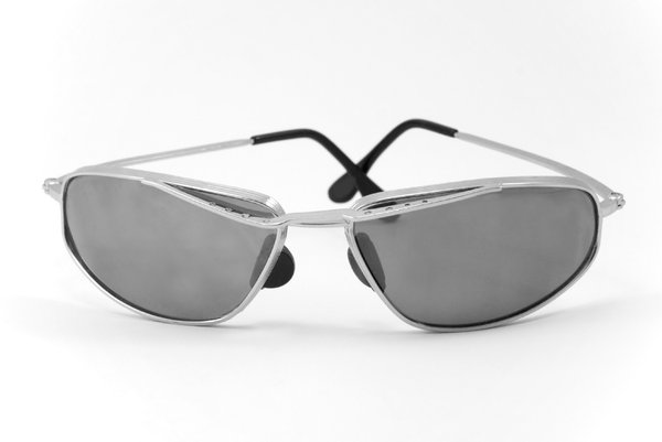 Sun-glasses: Old sun-glasses with silver frame